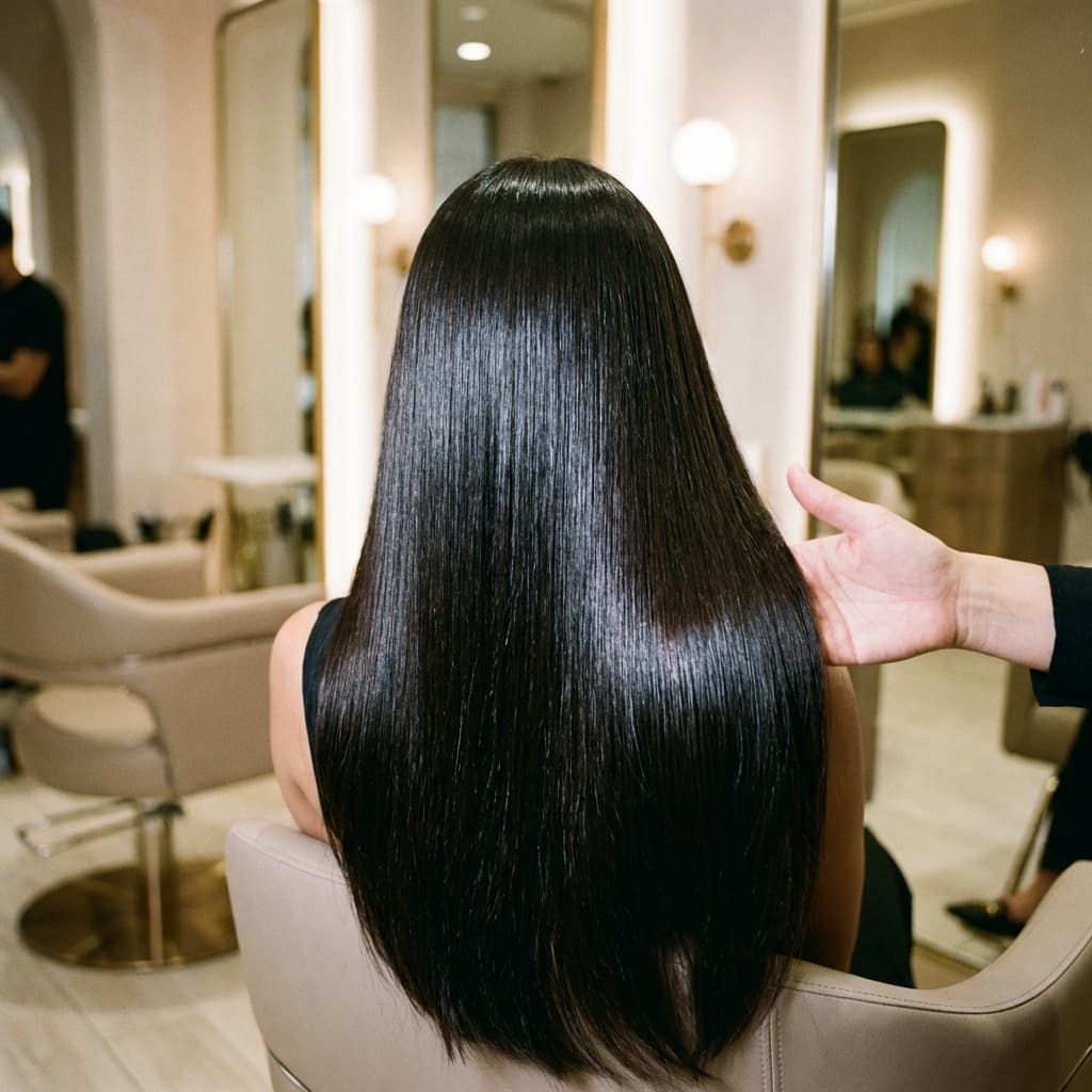 Langhaar Pflege — glänzendes Finish